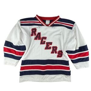 Vintage Indianapolis Racers hockey jersey AK youth XL 90s